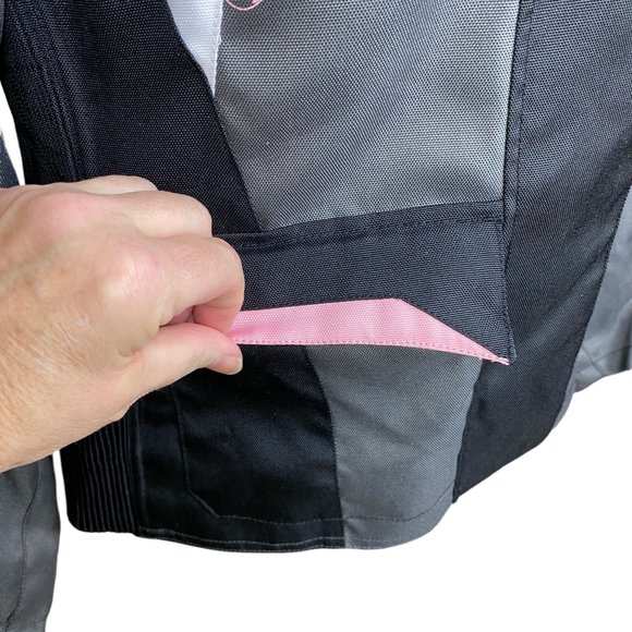 Pure Polaris women's racing jacket, size Medium, pockets, zipper/snaps, lined - Picture 4 of 16